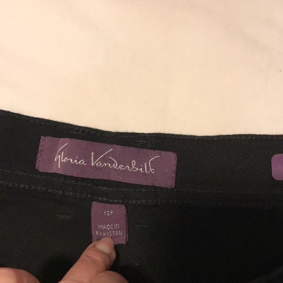 🎁NWT size 10P Gloria Vanderbilt black jeans - Picture 8 of 15